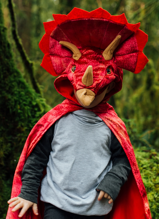 Triceratops Hooded Cape