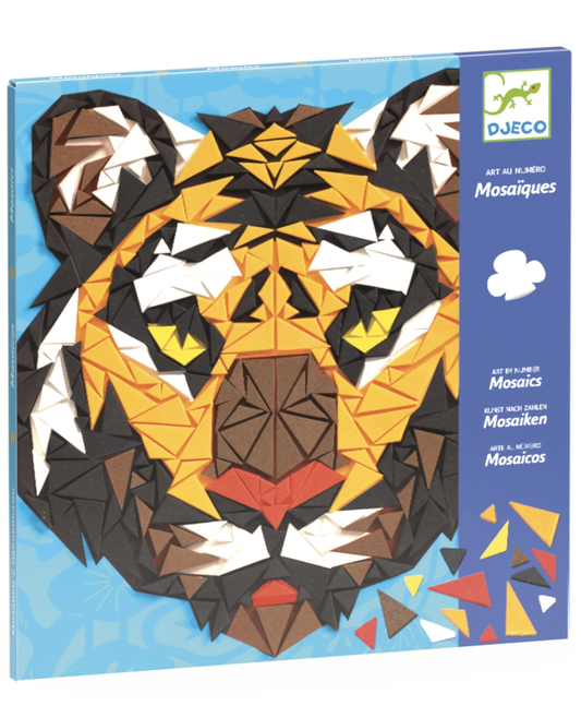 Djeco Khan Foam Mosaic Collage Craft Kit