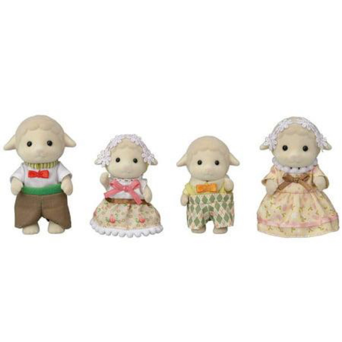 Calico Critter Sheep Family Collectible Doll Figures