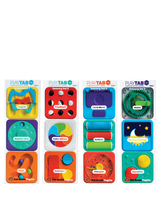 PlayTab - Modular, Sensory Activity Board for Babies and Toddlers