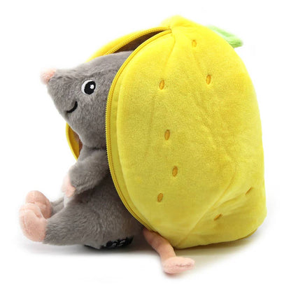 Rocket the mouse/lemon soft toy - Flipetz