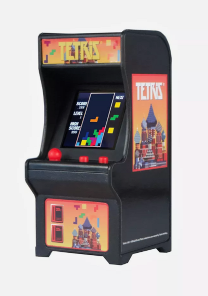 World's Smallest Tiny Arcade Miniature Tetris Video Game