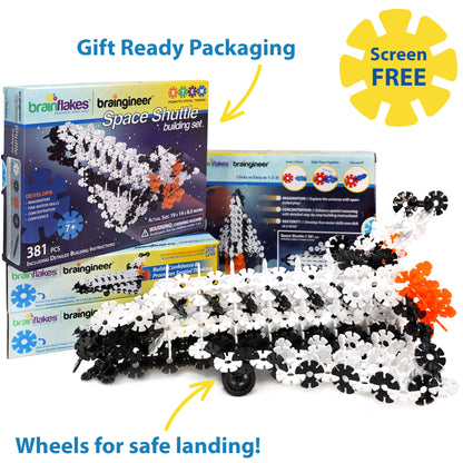 Brain Flakes Space Shuttle Building Set & Instruction Book