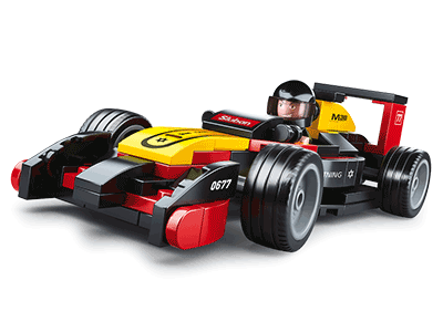 Car Club F1 Racer Building Brick Kit (120 Pcs)