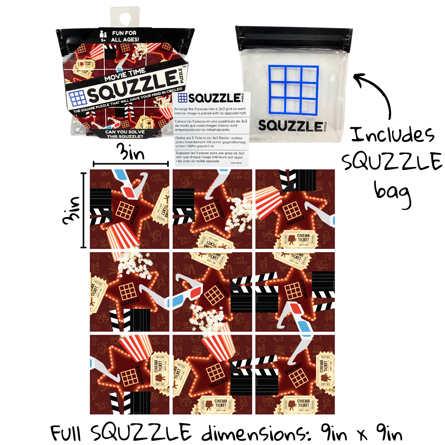 Movie Time Squzzle Puzzle