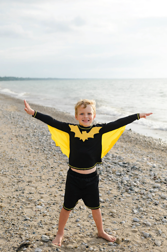 Super Bat Swimsuit, Size 3-4