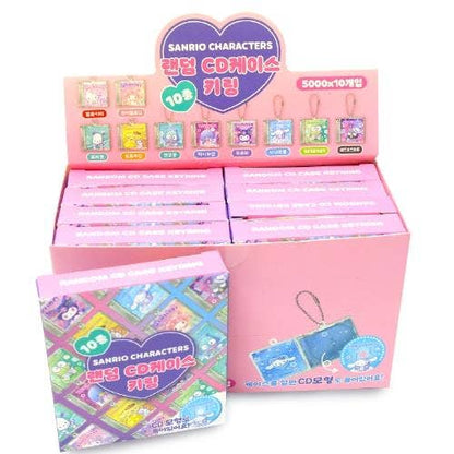 SANRIO CHARACTERS RANDOM CD CASE KEYCHAIN