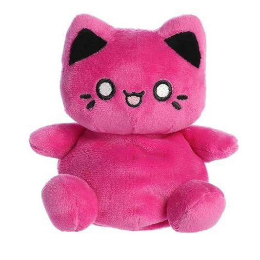 Aurora® Enchanting Tasty Peach® Meowchi Palm Palstm Stuffed Animal - Bright & Colorful Design for Room Decor - Perfect for Adults, Kids, and Birthdays