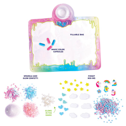 Mix and Make Your Own Super Squish Fidget Bag Craft Kit: Glow in the Dark
