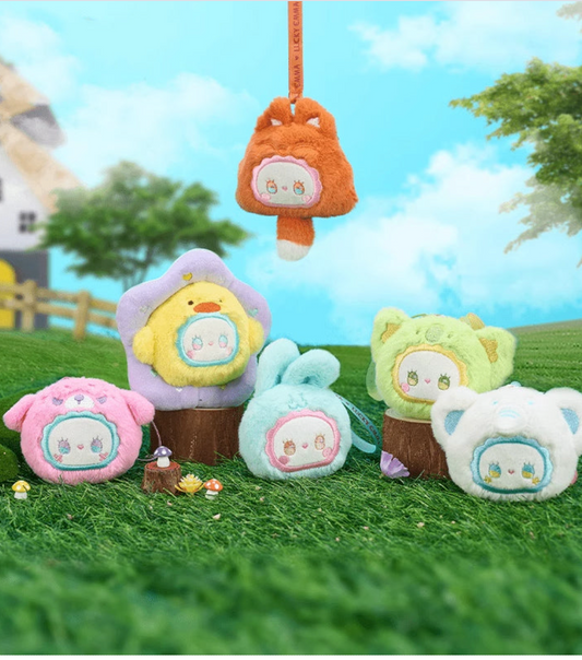 Emma Rua Rua Zoo scented Plushes keychain blind box