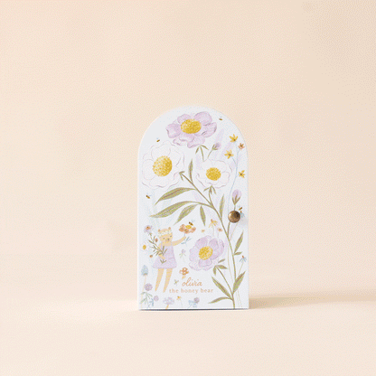 Tiny Olivia the honey bear, gives 10 meals cuddle + kind