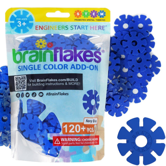Single Color Add-on - 120 Pieces - Resealable Pouch - Navy B