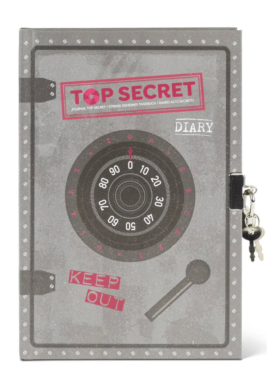 Lockable Diary - Top Secret