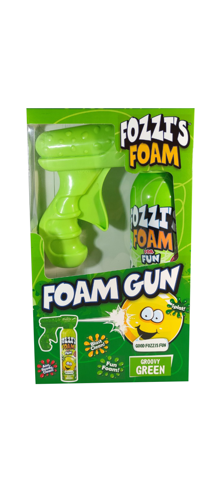 Fozzi's Foam Blaster - 1 x 11oz can  and 1 x blaster