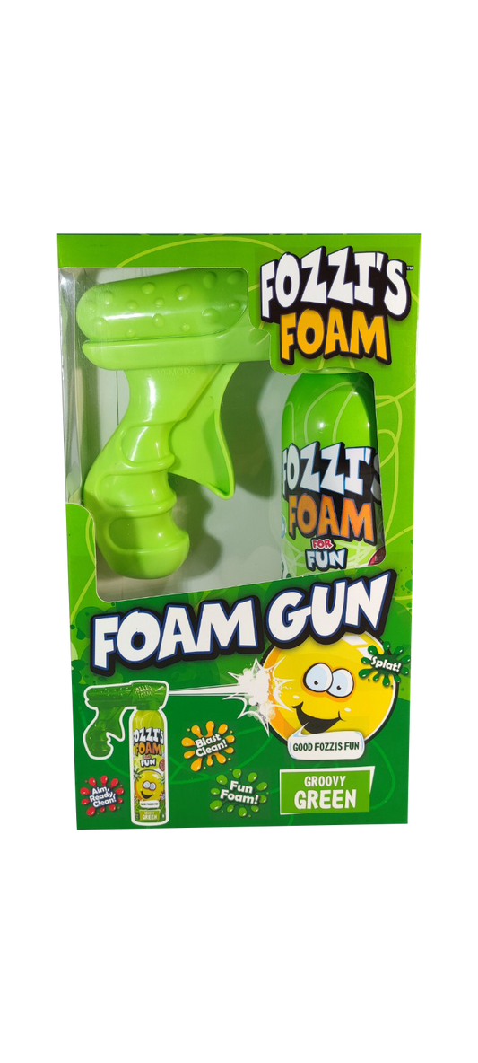 Fozzi's Foam Blaster - 1 x 11oz can  and 1 x blaster