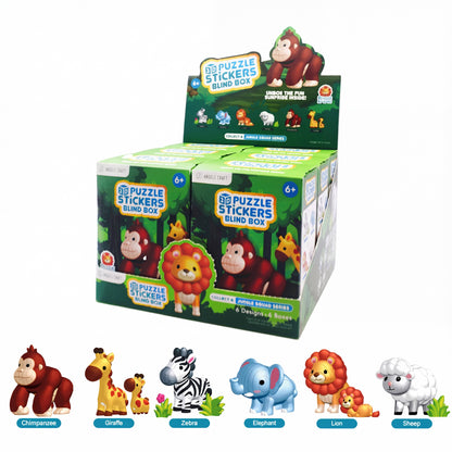 3D Puzzle Stickers Blind Box – Jungle Squad | Case Pack 6