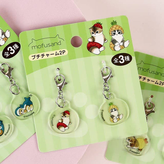 Mofusand Mini Deco Charm 2Pcs SET