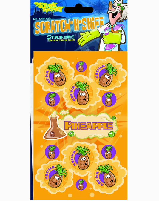 Pineapple Scratch n' Sniff Stickers