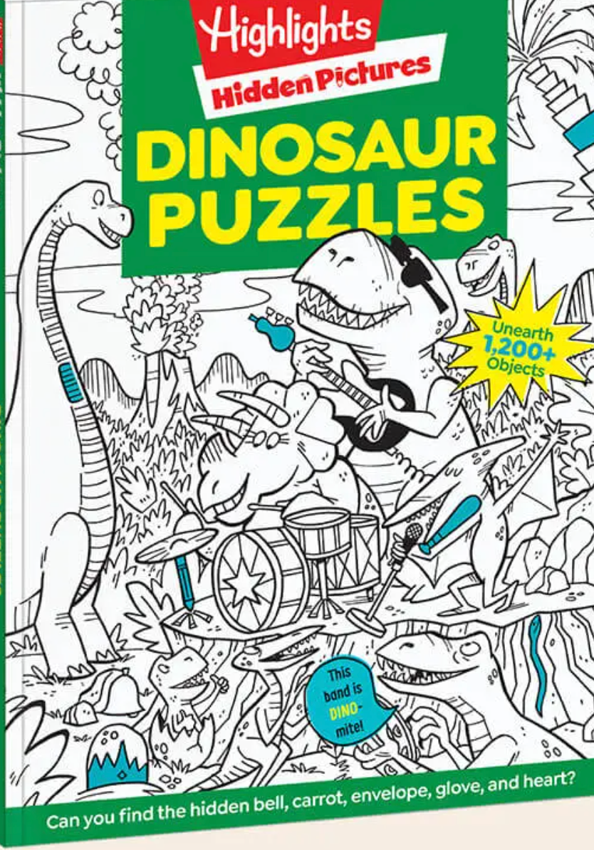 Highlights - Hidden Pictures Dinosaur Puzzles
