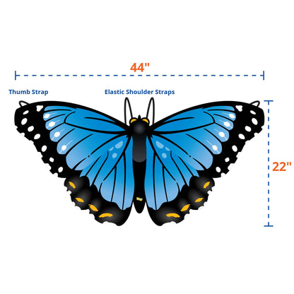 DRESS-UP BUTTERFLY WINGS- BLUE MORPHO