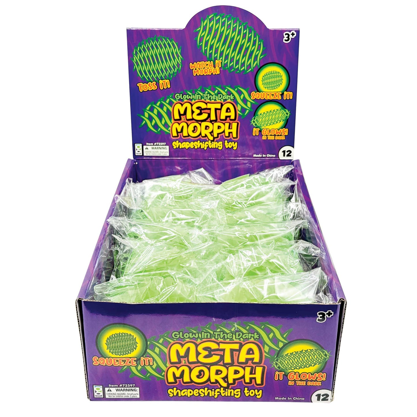 Morph Shape Shifting Fidget - Glow in the Dark