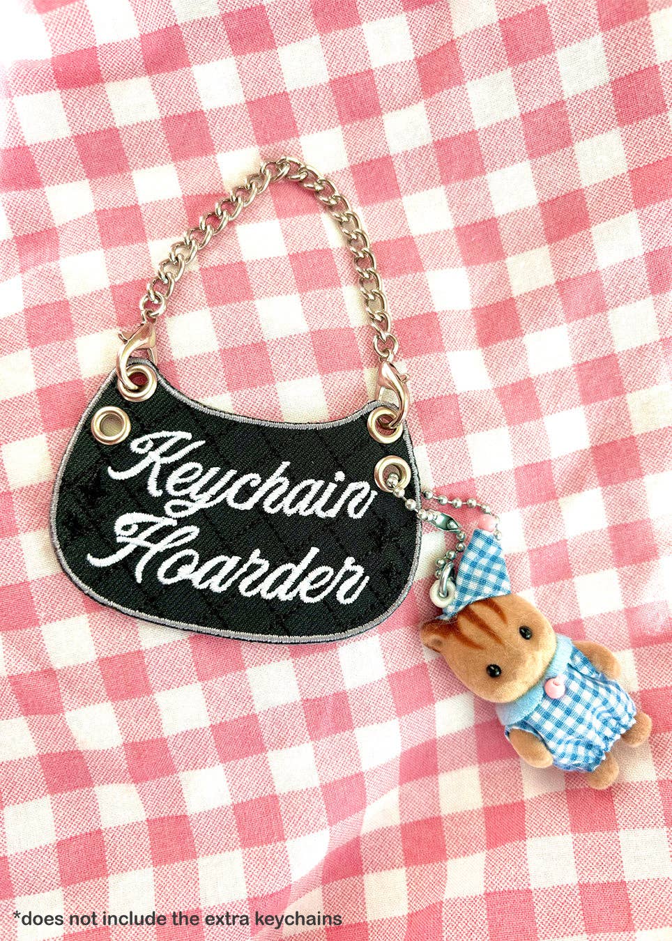 Keychain Hoarder Purse Embroidered Keychain