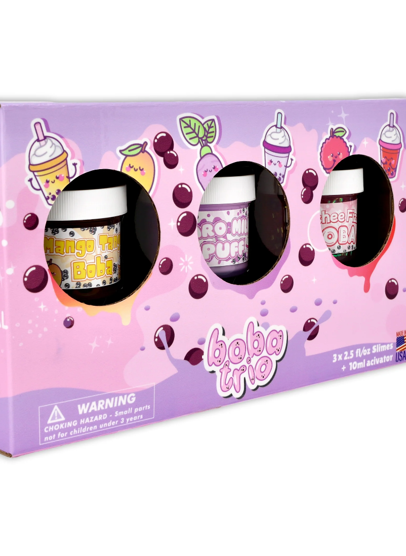 Dope Slimes Boba Slime Trio