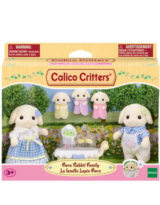 Calico Critters - Flora Rabbit Family