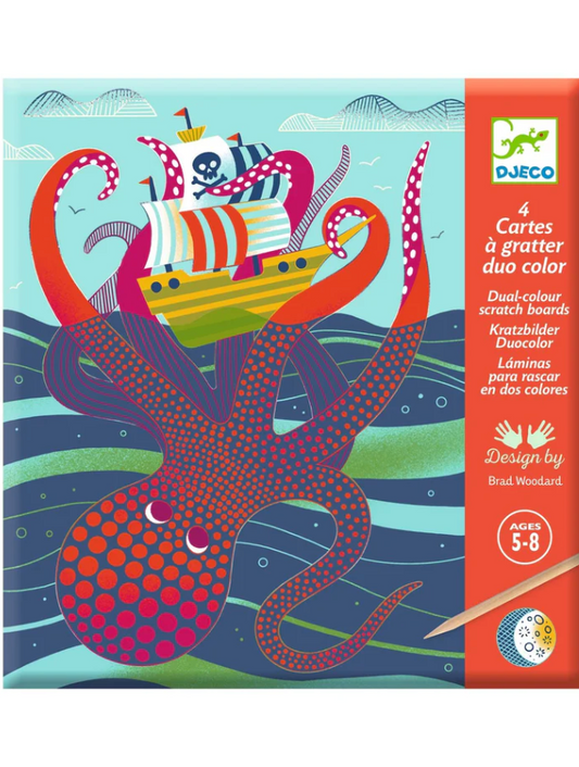 Topsy-Turvy Scratch Cards Activity