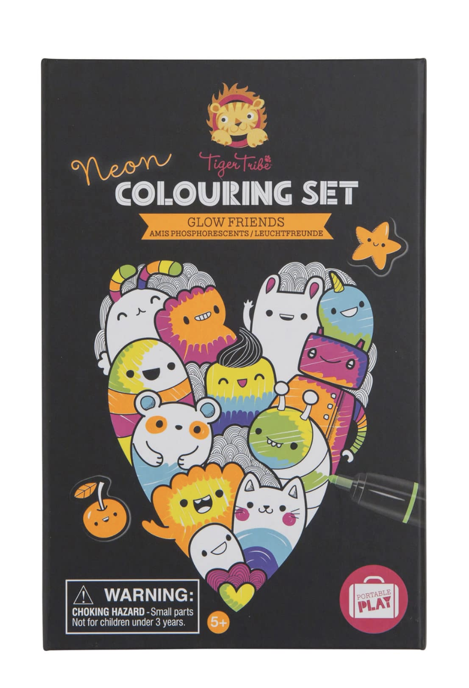 Tiger Tribe Glow Friends Coloring Set