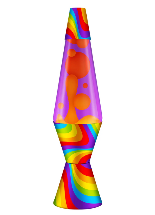 14.5" Lava Lamp Flowing Color Bands **PICKUP & LOCAL DELIVERY ONLY**