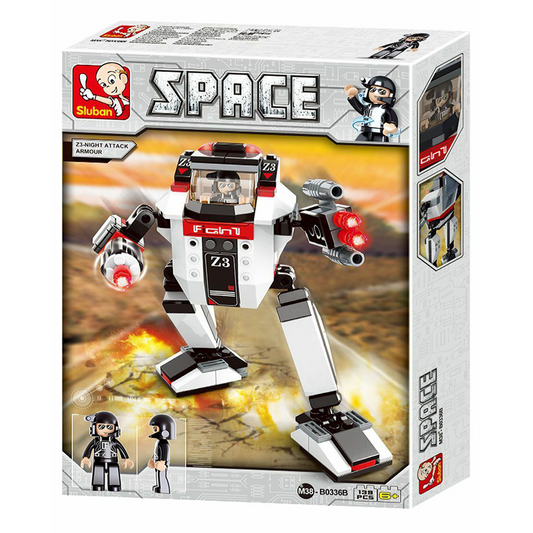 Space Transformer Z-3 Night Attack Armor Bricks (139 Pcs)