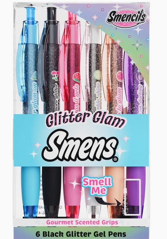 Glitter Glam Smens (Scented Pens) - Set of 6