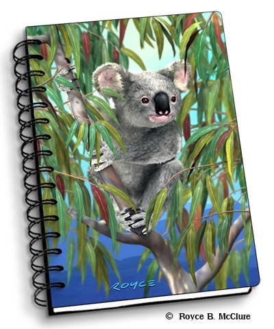 3D Royce Notebook 4" x 6" - Koala