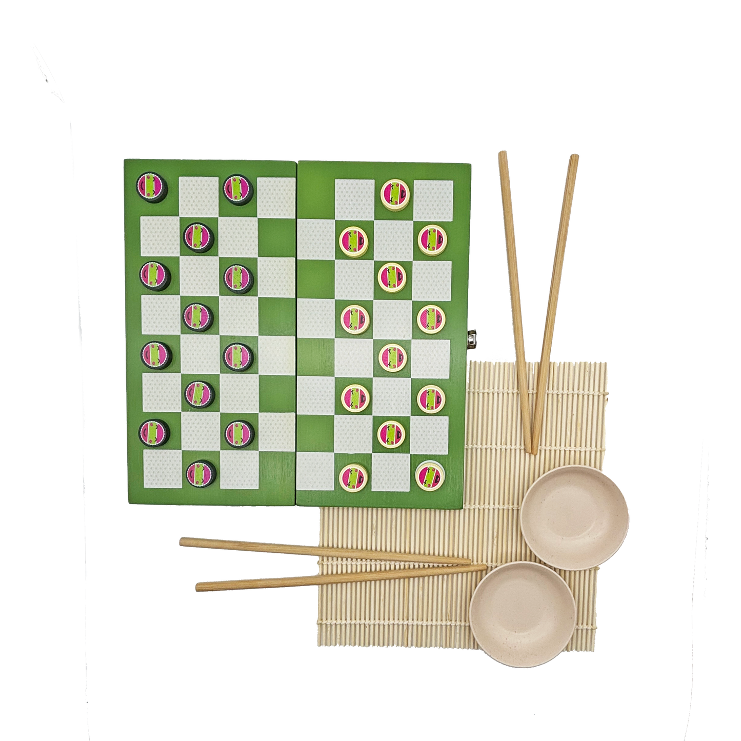 Sushi Checkers - Sushi Making Kit & Checkers Game