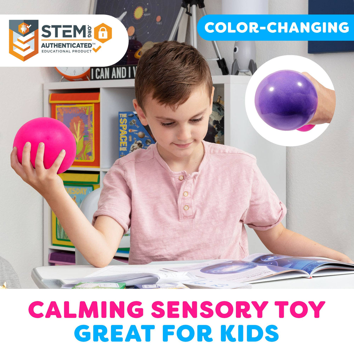 Squishy Color Changing Sensory Stress Balls