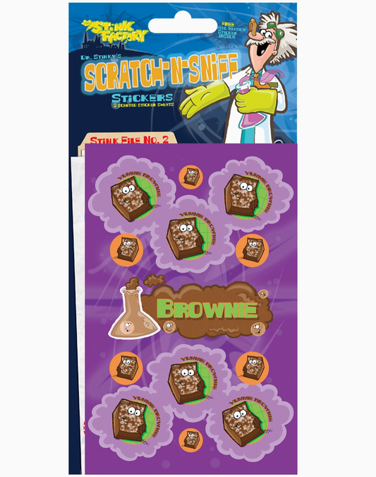 Brownie Scratch-N Sniff Sticker Sheets