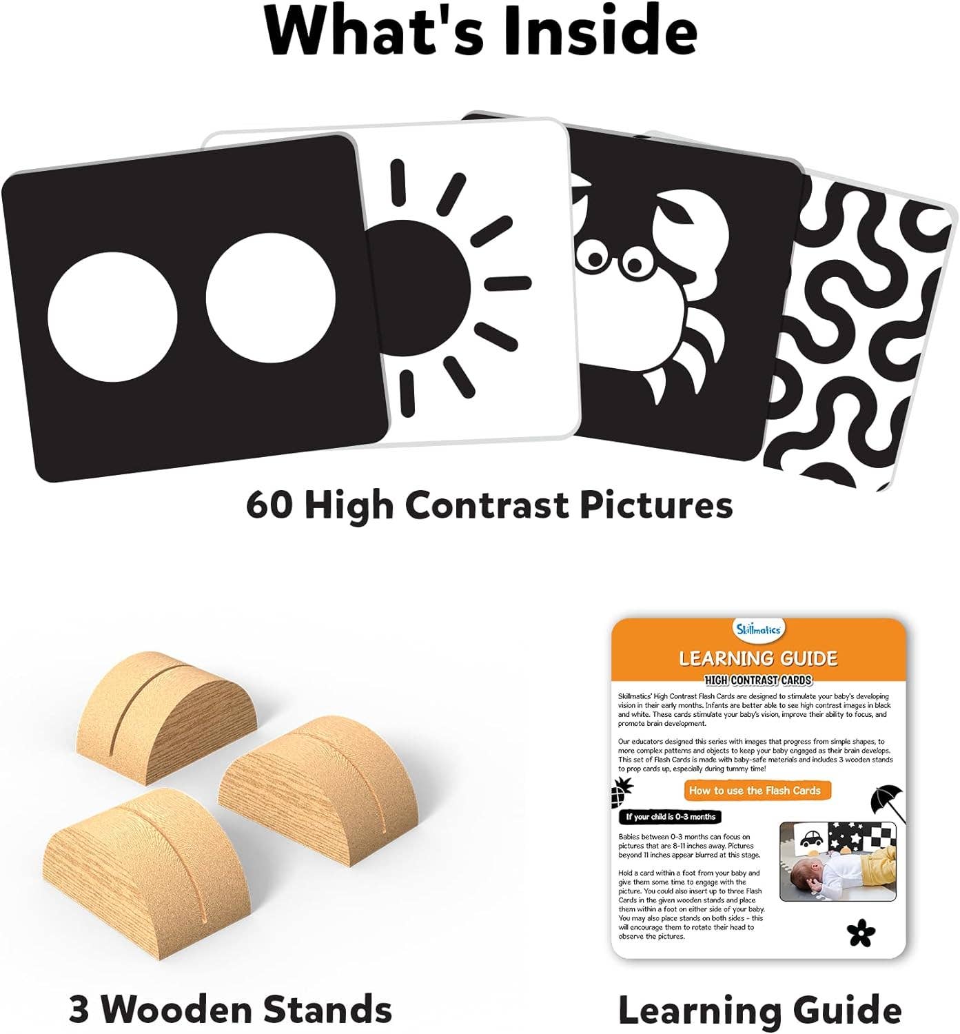Skillmatics - Flash Cards: High Contrast for 0 to 12 Months