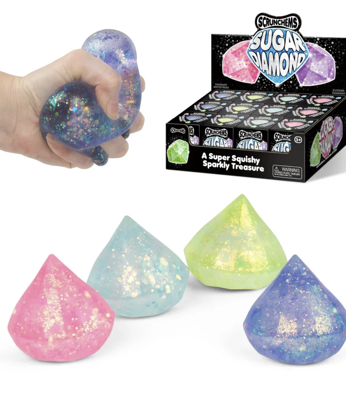 Scrunchems Sugar Diamond Squishy