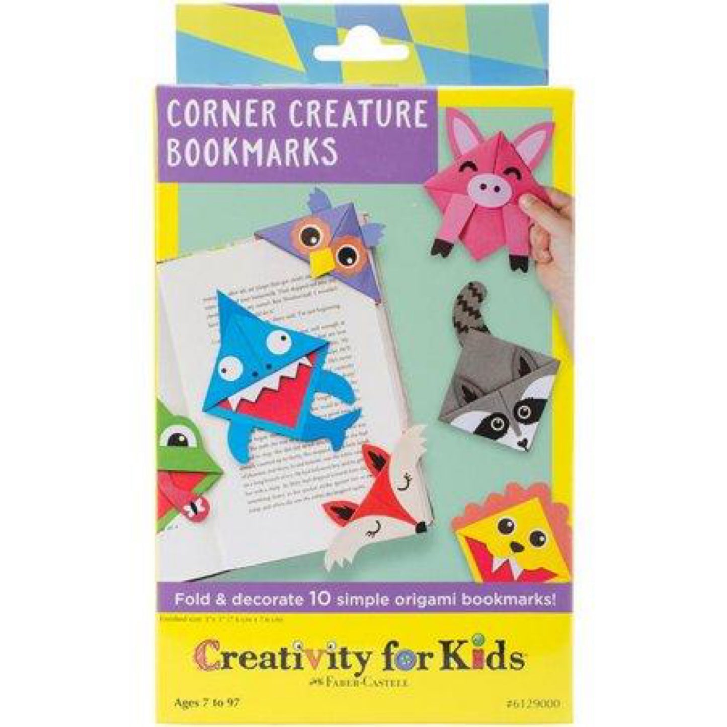 Faber-Castell 6129000 Makes 10 Corner Creature Bookmarks