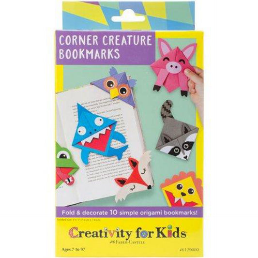 Faber-Castell 6129000 Makes 10 Corner Creature Bookmarks