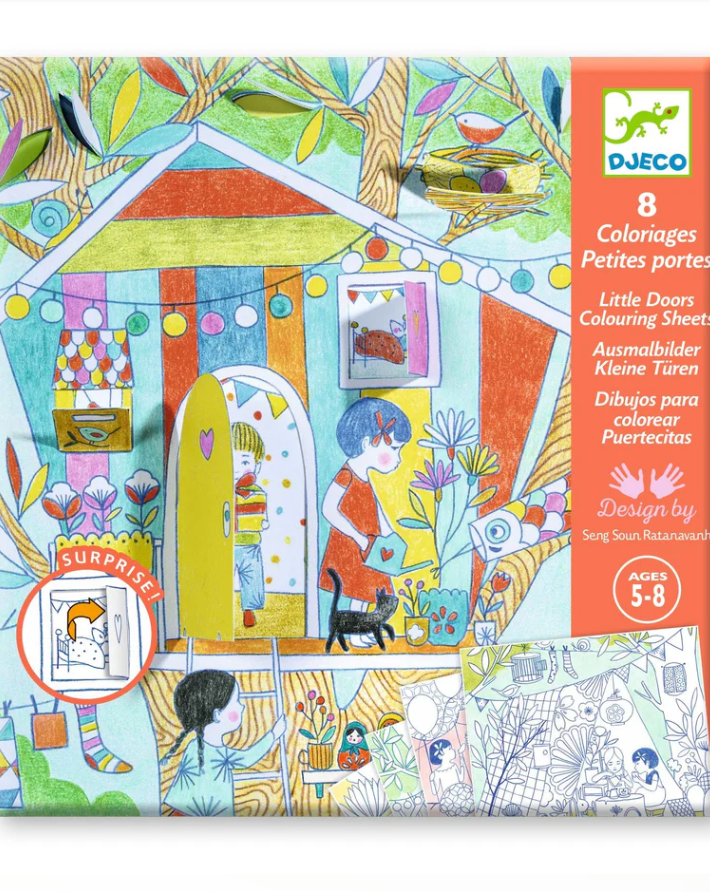 Nina’s Play Tents Coloring Sheets