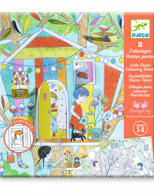 Nina’s Play Tents Coloring Sheets