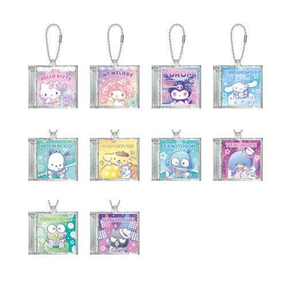 SANRIO CHARACTERS RANDOM CD CASE KEYCHAIN