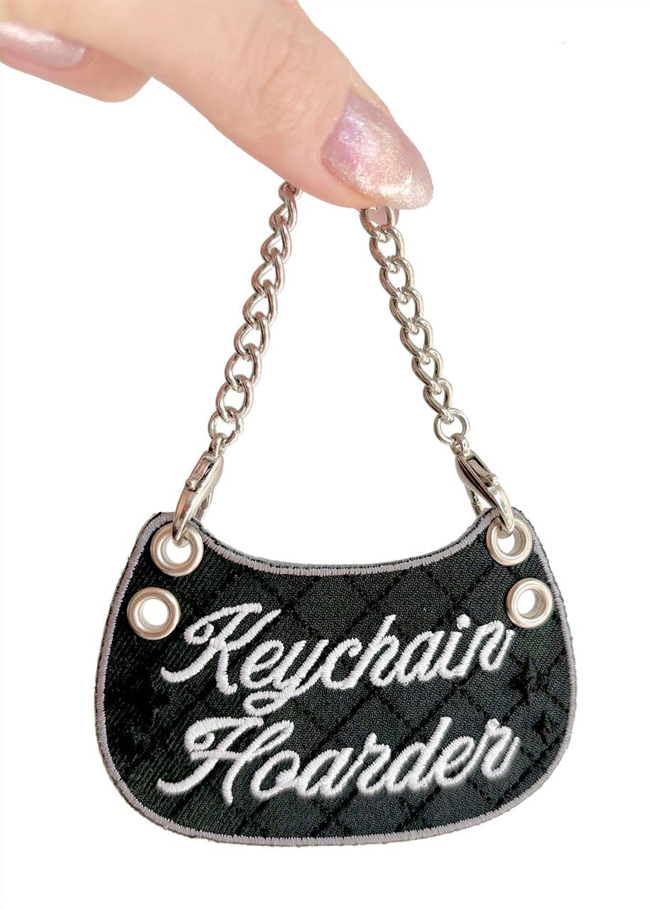 Keychain Hoarder Purse Embroidered Keychain