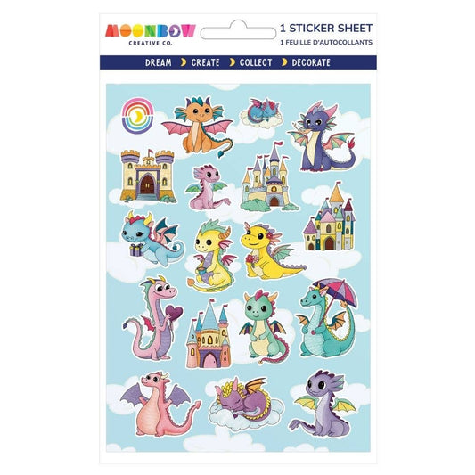 Dragon Tales Hologram Sticker Sheet