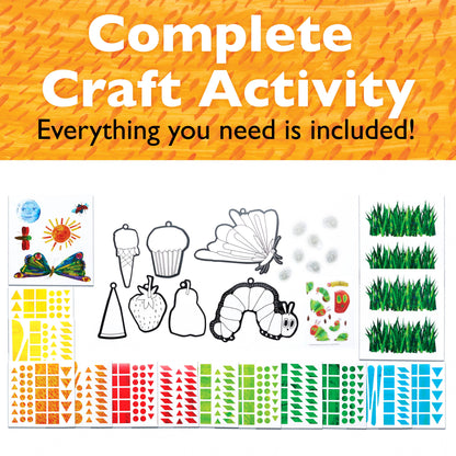 The Very Hungry Caterpillar Sticker Suncatchers Craft Kit