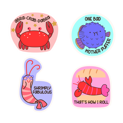 PixelPop™ Diamond Art Sticker Pack — Stay Salty