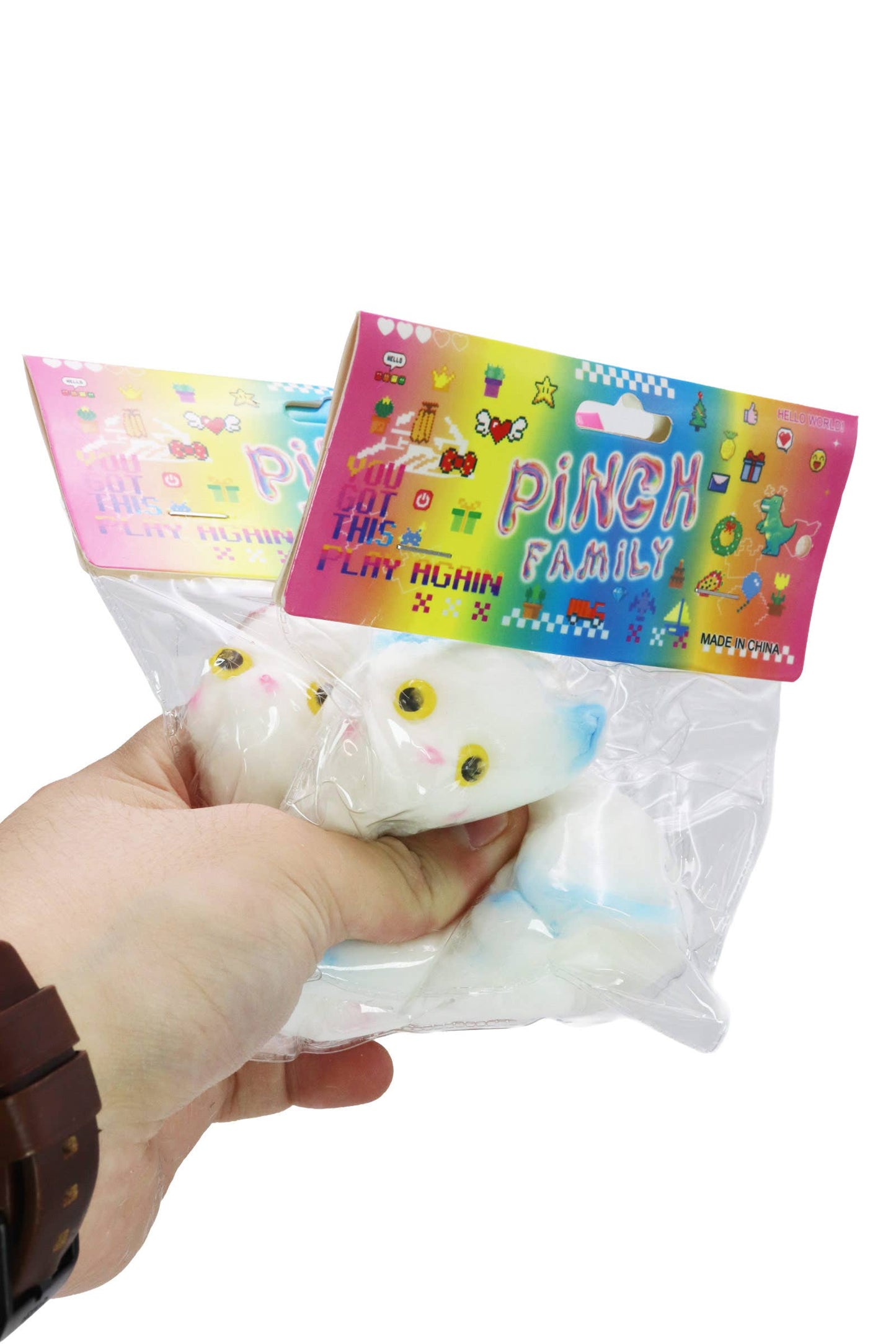 Taba Fuzzy Persian Cat Mochi Squishy Bag