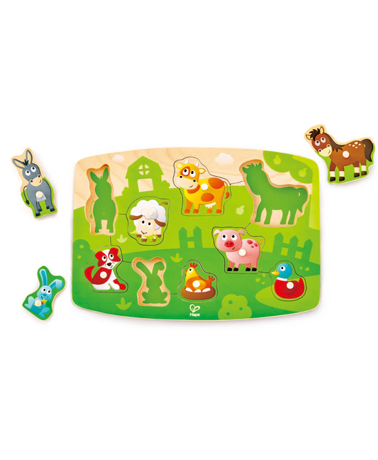 Hape Farmyard Peg Puzzle